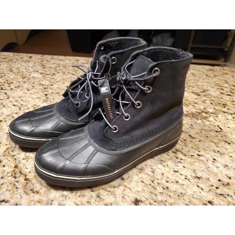 Mens Sorel Cheyanne Metro Lace Black Size 12